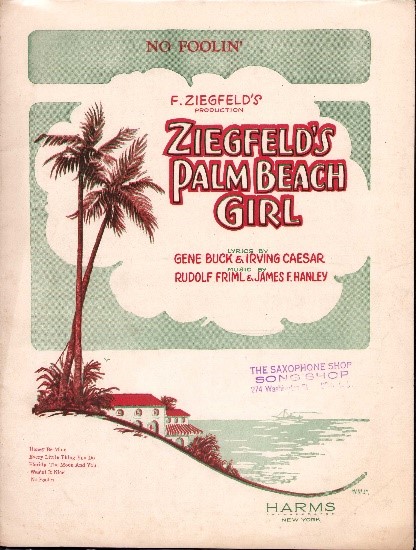 2558A - Ziegfeld's Palm Beach Girl