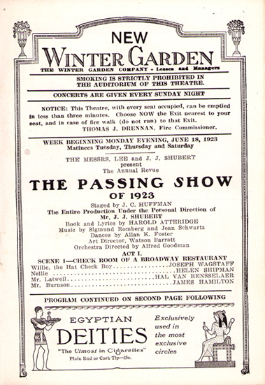 155 Winter Garden Program